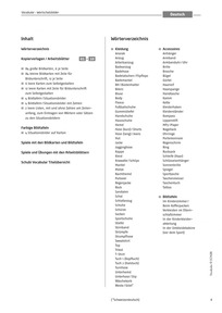 Kopiervorlagen Kleidung und Accessoires - Wörterliste