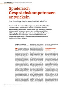 Produktabbildung zu Spielerisch Gesprächskompetenzen entwickeln - Eine Grundlage für Chancengleichheit schaffen