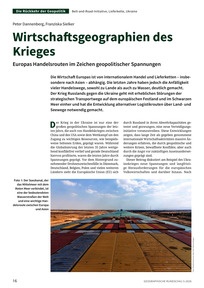 Produktabbildung zu Wirtschaftsgeographien des Krieges - Europas Handelsrouten im Zeichen geopolitischer Spannungen
