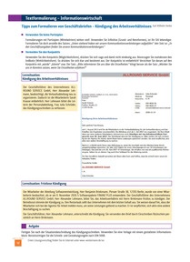 Produktabbildung zu Tipps zum Formulieren von Geschäftsbriefen - Kündigung des Arbeitsverhältnisses - Ausgabe 11/2026