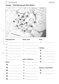 Produktabbildung zu Arbeitsblatt: Europa - Orientierung
