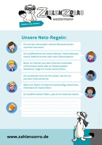 Produktabbildung zu Kopiervorlage "Unsere Netz-Regeln"