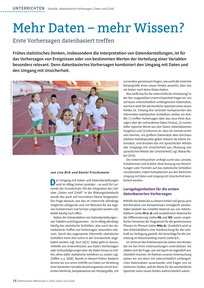 Produktabbildung zu Mehr Daten – mehr Wissen? - Erste Vorhersagen datenbasiert treffen
