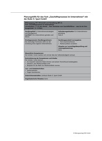 Produktabbildung zu Planungshilfe für den Unterricht