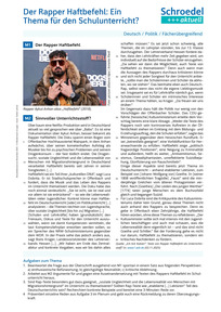 Produktabbildung zu Der Rapper Haftbefehl: Ein Thema für den Schulunterricht? - - Deutsch / Politik / Fächerübergreifend ab Klasse 8