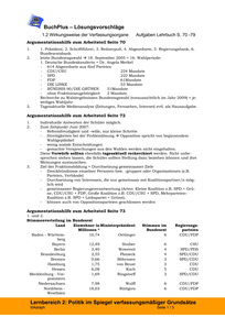 Produktabbildung zu Lösungsvorschläge: "Argumentationshilfen zu Aufgaben" - zu Lehrbuchseiten 70-79 - Autorin: Sabine Adolph, 3 Seiten (09/09).