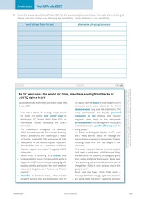 Produktabbildung zu Arbeitsblatt World Pride 2025 - inkl. Lösungen