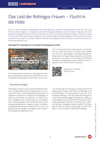 Produktabbildung zu Unterrichtsverlauf: Das Leid der Rohingya-Frauen - Flucht in  die Hölle - Diercke x auslandsjournal - Einheit 7
