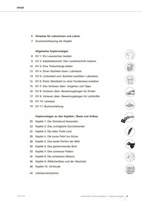 Karamello Klassenlektüre - Ergänzende Kopiervorlagen - Inhaltsverzeichnis