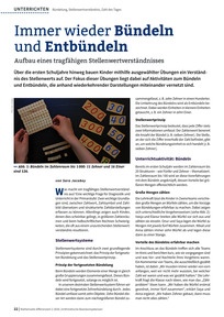 Produktabbildung zu Immer wieder Bündeln und Entbündeln - Aufbau eines tragfähigen Stellenwertverständnisses