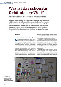 Produktabbildung zu Was ist das schönste Gebäude der Welt? - Kinder beurteilen die Schönheit von Bauwerken