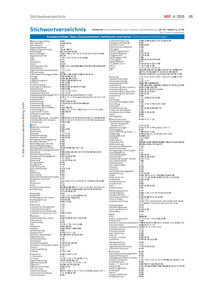 Produktabbildung zu Stichwortverzeichnis - Ausgabe 04/2026