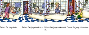 Beispielgeschichten_Geschichten zu den Verben - Bilderbox