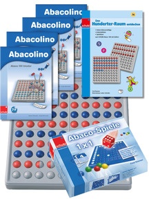 Startchancen-Paket MATHE 1x1: ABACO Rechengeräte, Arbeitshefte, Kopiervorlage und Spiele
