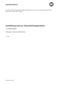 Probeseiten Ausbildung zum/zur Steuerfachangestellten - 1. Ausbildungsjahr - Lösungen Download zum Arbeitsheft, 2. Auflage 2026