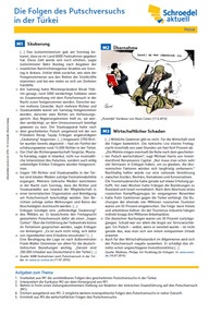 Produktabbildung zu Die Folgen des Putschversuches in der Türkei - - Politik / Wirtschaft ab Klasse 10