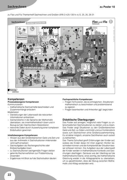 Flex Und Flo Ausgabe 13 Poster Set Gesprachsanlasse Im Mathematikunterricht 1 Inkl Handreichungen Verlage Der Westermann Gruppe