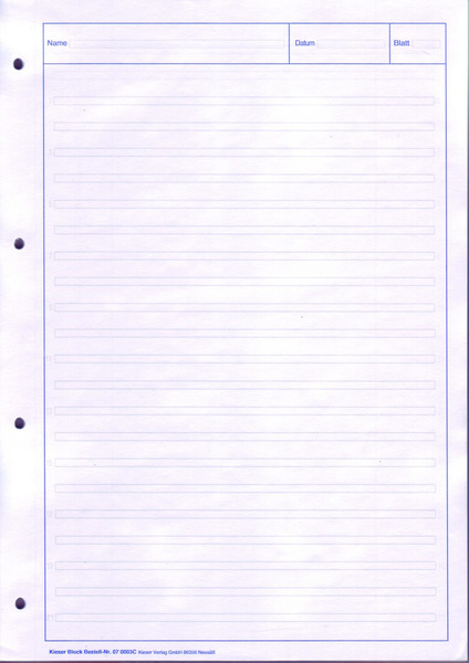 Kieser - Block 03C Lineatur 3 - 6. Auflage 2000 – Westermann