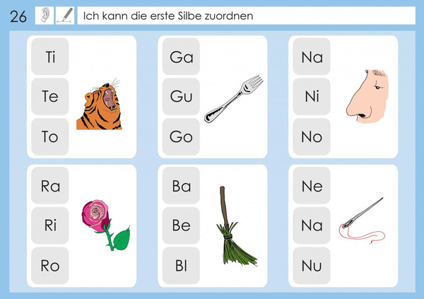 Mein Silbenheft - Ich kann Silben erkennen, lesen und schreiben