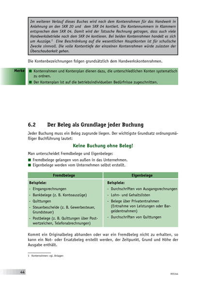 Rechnungswesen Im Handwerk Schülerband 6 Auflage 2011