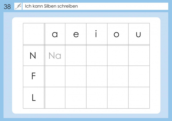 Mein Silbenheft - Ich kann Silben erkennen, lesen und schreiben
