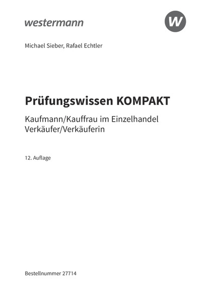 Prüfungsvorbereitung Prüfungswissen KOMPAKT - Kaufmann/Kauffrau Im ...