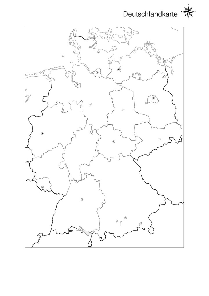  Deutschlandkarte - Bundesländer und Hauptstädte: Verlage der Westermann 