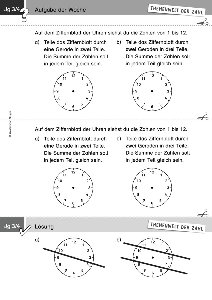 Themenwelt der Zahl: Aufgabe der Woche 22/2018 - Raum und Form: Ebene ...