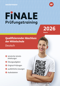 FiNALE Prüfungstraining Qualifizierender Abschluss Mittelschule Bayern - Deutsch 2026 Arbeitsbuch mit Lösungsheft
