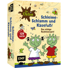 Kartenspiel: Die Olchis. Schleime-Schlamm und Käsefuß! - Das olchige Reaktionsspiel mit 128 Karten für 2-6 Personen ab 5 Jahren