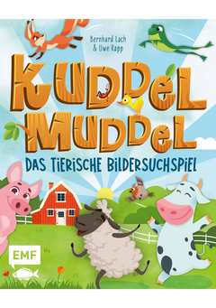Kartenspiel: Kuddelmuddel – Das tierische Bildersuchspiel ab 5 Jahren - Ideal als Geschenk, für Partys und Kindergeburtstage – Für 2–4 Personen