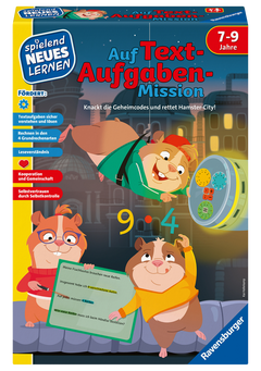 Auf Textaufgaben-Mission - Lernspiel ab 7 Jahre - Knackt die Geheimcodes und rettet Hamster City!