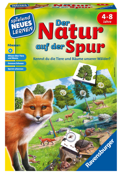 Der Natur auf der Spur - Kinderspiel ab 4 Jahre - Kennst du die Tiere und Bäume unserer Wälder?