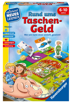 Rund ums Taschengeld - Kinderspiel ab 6 Jahre - Wer sein Geld clever einteilt, gewinnt!