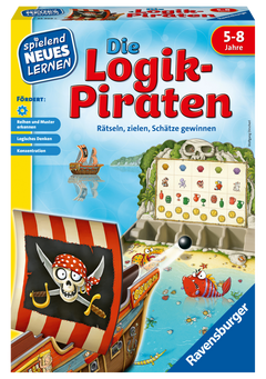 Die Logik-Piraten - Kinderspiel ab 5 Jahre - Rätseln, zielen, Schätze gewinnen
