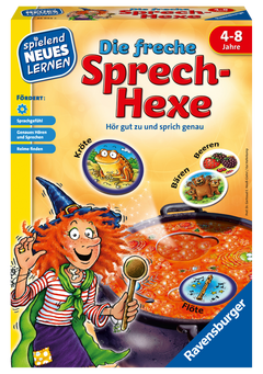 Die freche Sprech-Hexe - Kinderspiel ab 4 Jahre - Hör gut zu und sprich genau