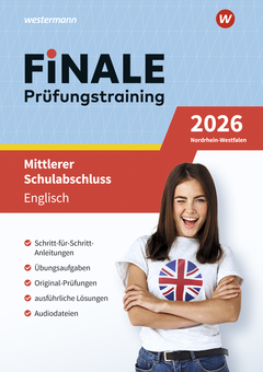 FiNALE - Prüfungstraining Mittlerer Schulabschluss Nordrhein-Westfalen - Englisch 2026 Arbeitsbuch mit Lösungsheft und Audio-Dateien