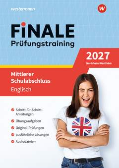 FiNALE - Prüfungstraining Mittlerer Schulabschluss Nordrhein-Westfalen - Englisch 2027 Arbeitsbuch mit Lösungsheft und Audio-Dateien