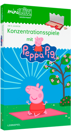 miniLÜK - Kindergarten/Vorschule - Set Konzentrationsspiele mit Peppa Pig