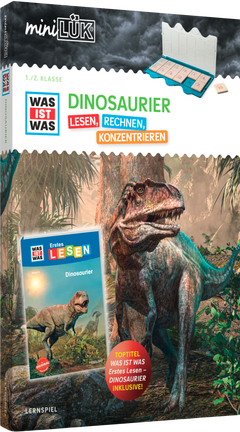 miniLÜK-Set - WAS IST WAS Dinosaurier - Lesen+Rechnen 1. Klasse