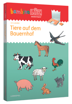 bambinoLÜK-Set - 3/4/5 Jahre - Tiere auf dem Bauernhof