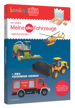 bambinoLÜK-Set - ab 3 Jahre - Meine siku Fahrzeuge - Logisches Denken