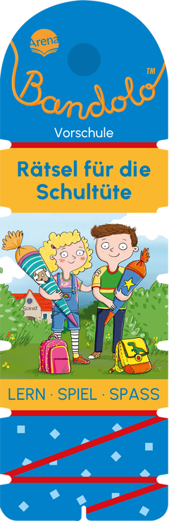 Bandolo. Rätsel für die Schultüte - Geschenk für die Schultüte. Lernspiel mit Lösungskontrolle für Kinder ab 6