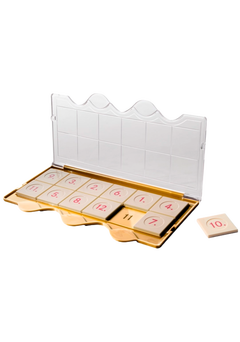 miniLÜK - Jubiläumskontrollgerät mit Klarsichtdeckel Gold - Kontrollgerät mit Klarsichtdeckel (Gold) zum Jubiläum