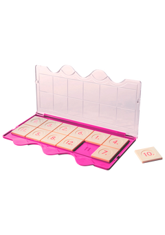 miniLÜK - Kontrollgerät Klarsichtdeckel pink