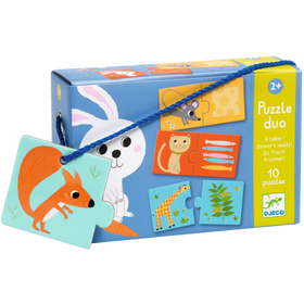 Lernspiel: Puzzle duo - Was esse ich ? - Lernpuzzle ab 2 Jahren