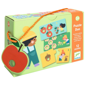 Lernspiel: Puzzle duo - Erste Zahlen - Lernpuzzle zum ersten Erlernen von Zahlen