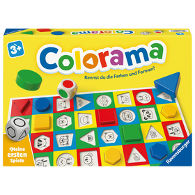 Colorama - Kinderspiel ab 3 Jahre - Kennst du die Farben und Formen?