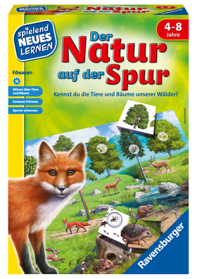 Der Natur auf der Spur - Kinderspiel ab 4 Jahre - Kennst du die Tiere und Bäume unserer Wälder?