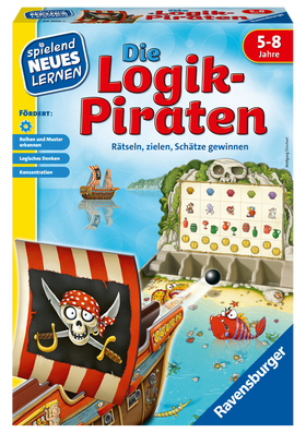 Die Logik-Piraten - Kinderspiel ab 5 Jahre - Rätseln, zielen, Schätze gewinnen